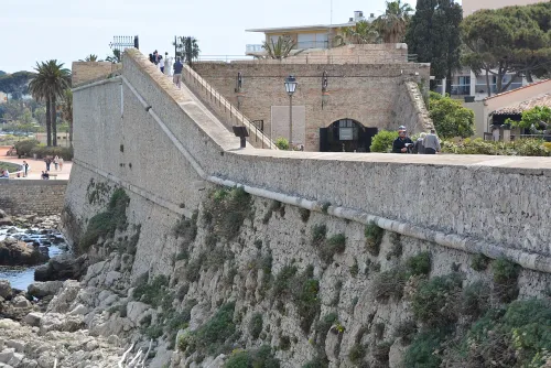 Antibes Ramparts, stop 3 on the self-guided walking tour