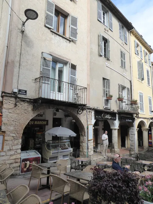 Cours Masséna in Antibes, stop 5 on the self-guided walking tour
