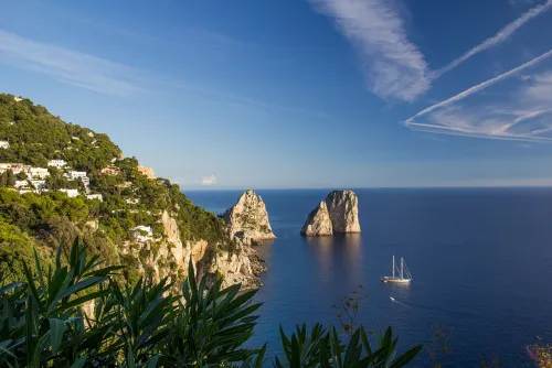 Belvedere di Tragara in Capri, stop 7 on the self-guided walking tour