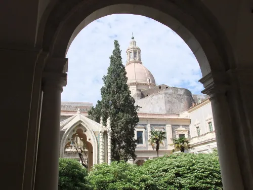 Benedictine Monastery of San Nicolo l'Arena in Catania, stop 9 on the self-guided walking tour