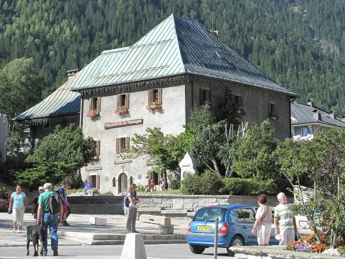 Espace Tairraz in Chamonix, stop 2 on the self-guided walking tour