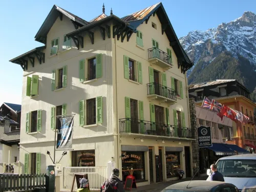 Marche de Chamonix, stop 4 on the self-guided walking tour