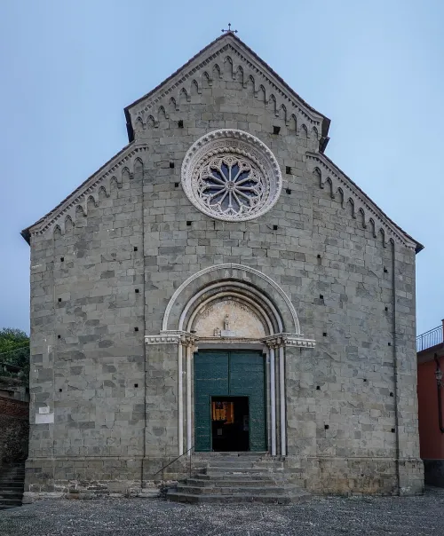 Church of San Pietro in Corniglia, stop 3 on the self-guided walking tour