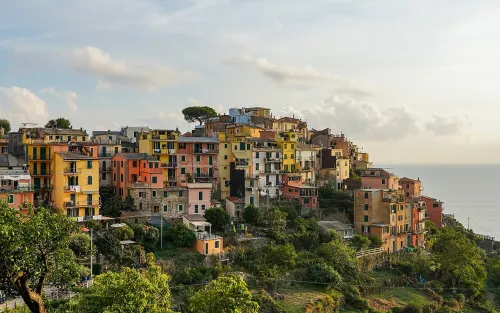Santa Maria Belvedere Terrace in Corniglia, stop 5 on the self-guided walking tour