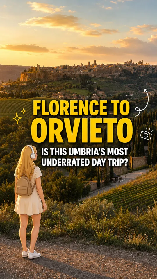 Orvieto on its tufa cliff