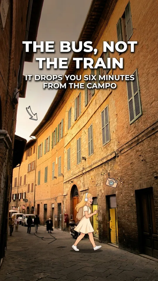 Via Camollia, the road into Siena