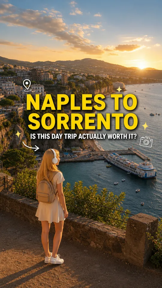 Sorrento cliffs over the Bay of Naples