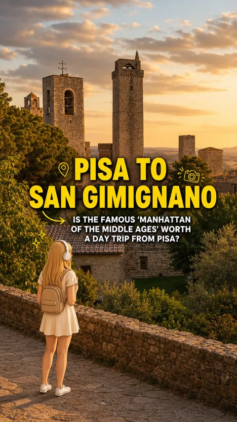 Gita di un giorno da Pisa a San Gimignano