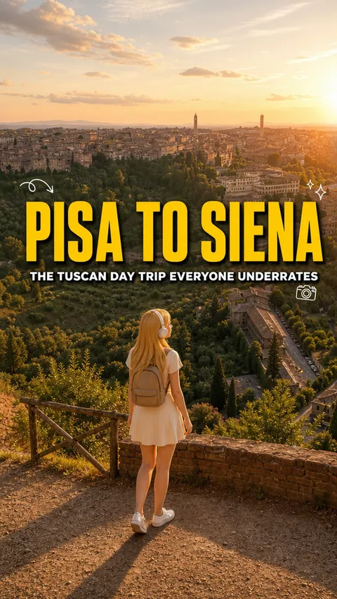 Gita di un giorno da Pisa a Siena