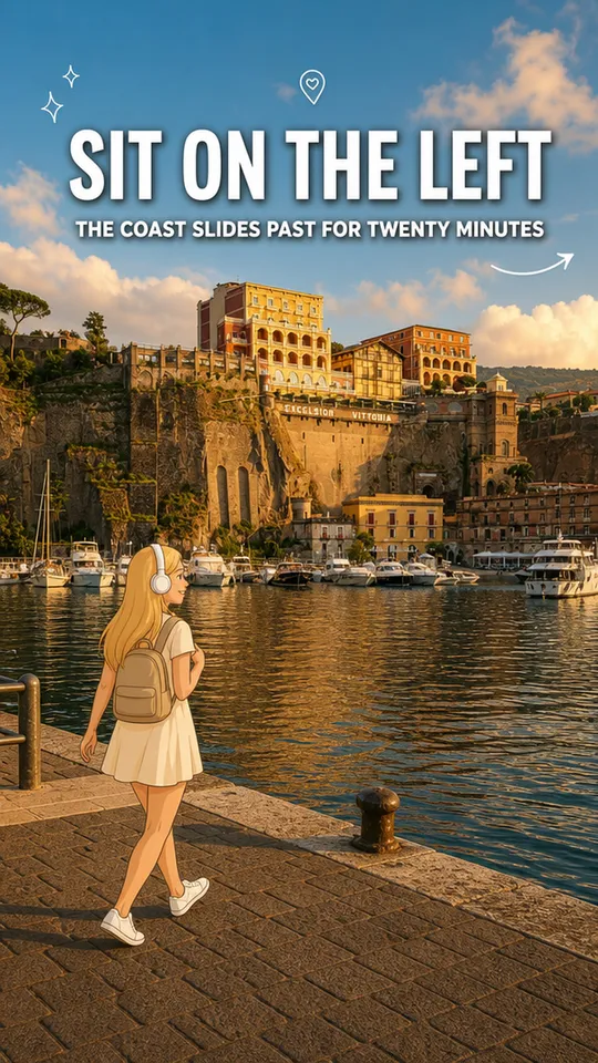 Marina Piccola ferry port, Sorrento