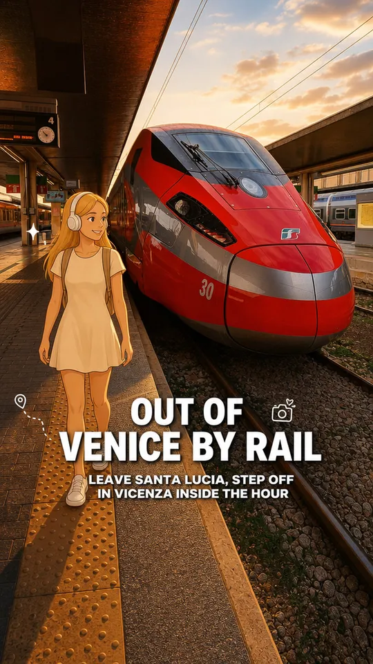 Train at Venezia Santa Lucia