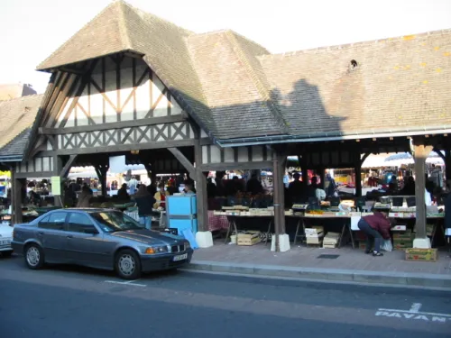 Marche de Deauville, stop 2 on the self-guided walking tour