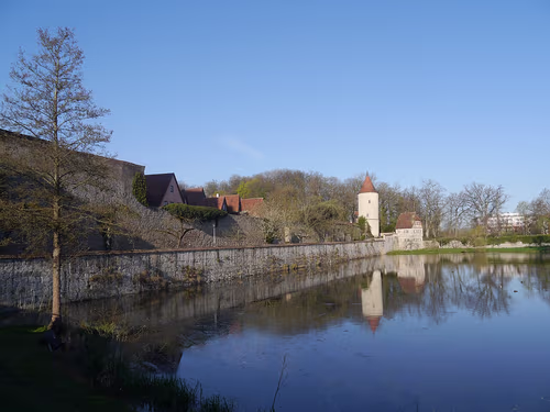 Stadtmauer in Dinkelsbühl, stop 4 on the self-guided walking tour