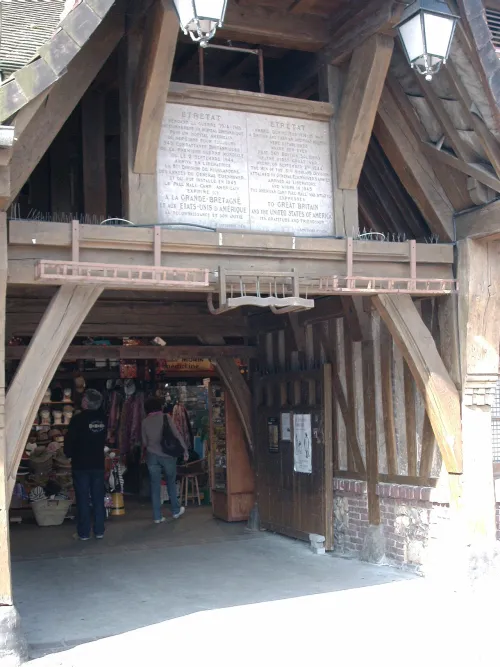 Marché d'Étretat (Les Halles) in Etretat, stop 4 on the self-guided walking tour