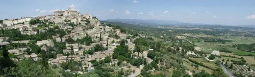 Gordes Panoramic Viewpoint, stop 1 on the self-guided walking tour