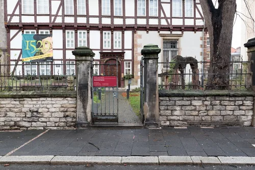 Gotisches Haus in Gottingen, stop 9 on the self-guided walking tour