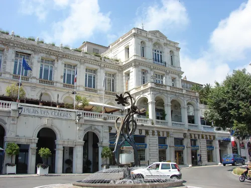 Cours Honore Cresp in Grasse, stop 1 on the self-guided walking tour