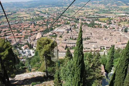 Funivia di Gubbio, stop 6 on the self-guided walking tour
