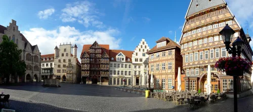 Hildesheim Market Square, stop 7 on the self-guided walking tour