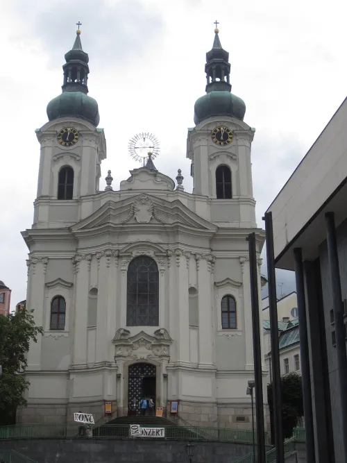 Church of Mary Magdalene in Karlovy Vary, stop 5 on the self-guided walking tour