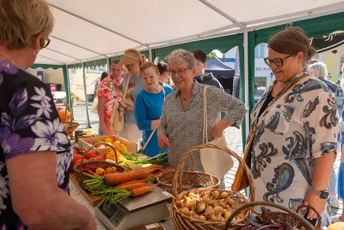 Kuressaare Market, stop 8 on the self-guided walking tour