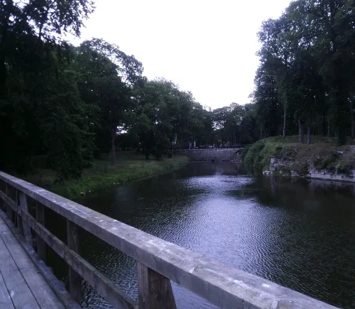 Kuressaare Town Park, stop 2 on the self-guided walking tour