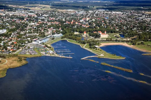 Kuressaare Yacht Harbour, stop 4 on the self-guided walking tour