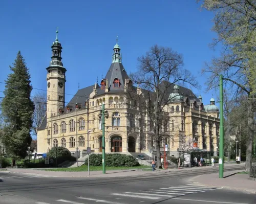 North Bohemian Museum in Liberec, stop 6 on the self-guided walking tour