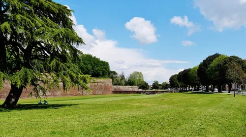 Lucca City Walls, stop 3 on the self-guided walking tour
