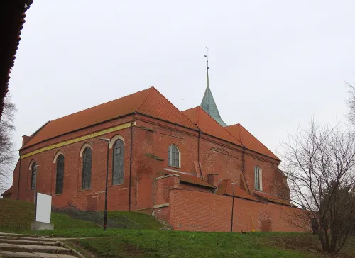 St. John the Baptist Church in Malbork, stop 4 on the self-guided walking tour