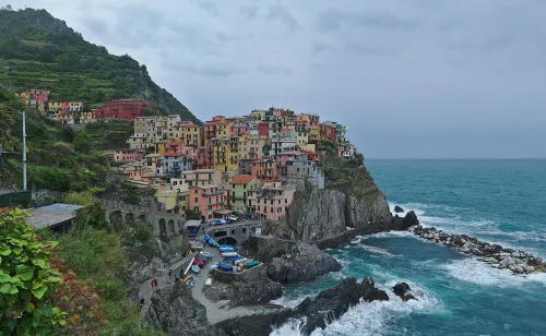 Manarola Viewpoint, stop 4 on the self-guided walking tour