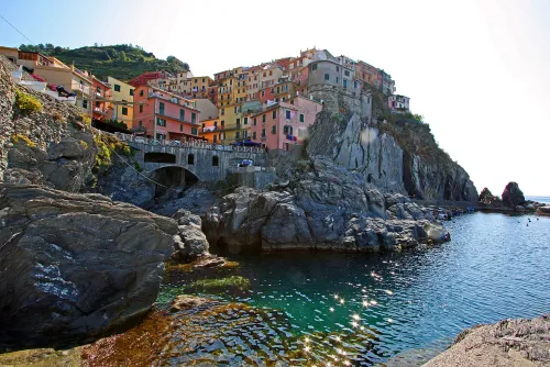Punta Bonfiglio in Manarola, stop 3 on the self-guided walking tour