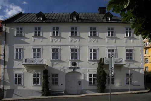 Town Museum (Goethe House) in Marianske Lazne, stop 4 on the self-guided walking tour