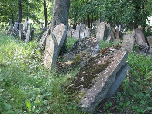 Jewish Cemetery Mikulov, stop 3 on the self-guided walking tour