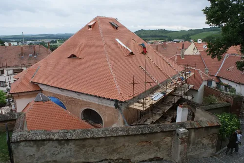 Upper Synagogue in Mikulov, stop 4 on the self-guided walking tour