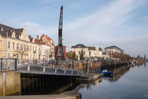 Alter Hafen in Oldenburg, stop 2 on the self-guided walking tour
