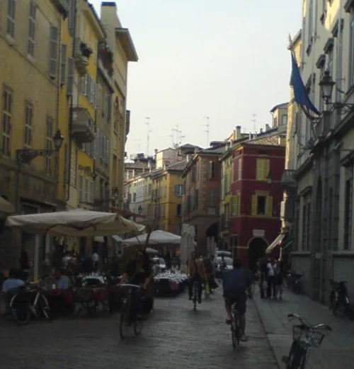 Strada Farini in Parma, stop 4 on the self-guided walking tour