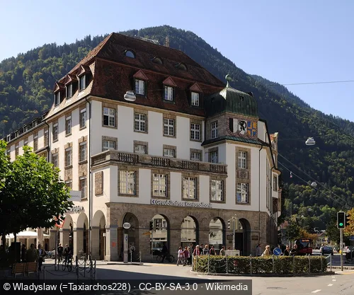 Postplatz in Chur, stop 1 on the self-guided walking tour