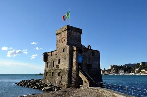 Castello sul Mare in Rapallo, stop 4 on the self-guided walking tour