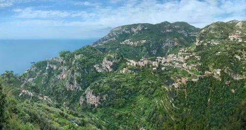 Belvedere Principessa di Piemonte in Ravello, stop 4 on the self-guided walking tour