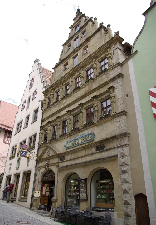 Baumeisterhaus in Rothenburg Ob Der Tauber, stop 6 on the self-guided walking tour