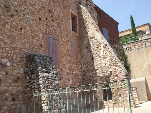 Castrum de Roussillon, stop 3 on the self-guided walking tour