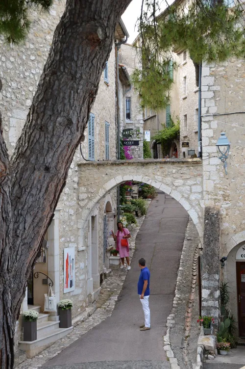 Rue Grande in Saint Paul De Vence, stop 4 on the self-guided walking tour