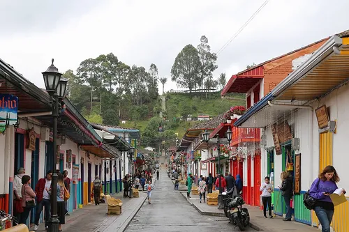 Calle Real à Salento, étape 2 de la visite à pied autoguidée