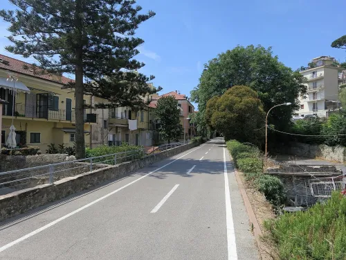 Pista Ciclabile della Riviera dei Fiori in Sanremo, stop 10 on the self-guided walking tour