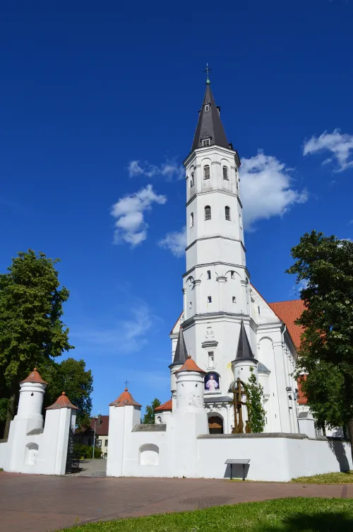 Cathedral of Saints Peter and Paul in Siauliai, stop 1 on the self-guided walking tour