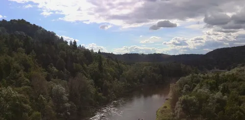 Painter's Hill in Sigulda, stop 4 on the self-guided walking tour