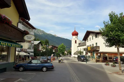 Dorfstrasse St. Anton in St Anton, stop 4 on the self-guided walking tour