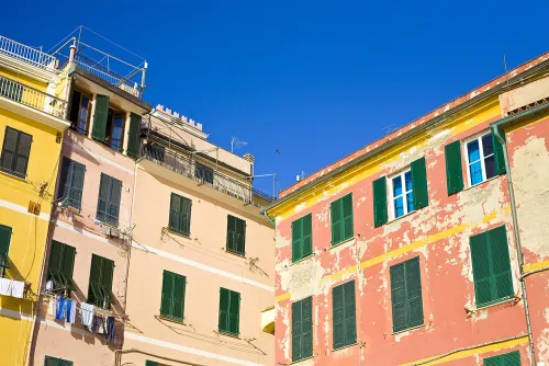Via Roma in Vernazza, stop 1 on the self-guided walking tour