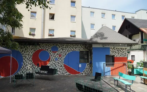 Kulturhof Villach, stop 2 on the self-guided walking tour